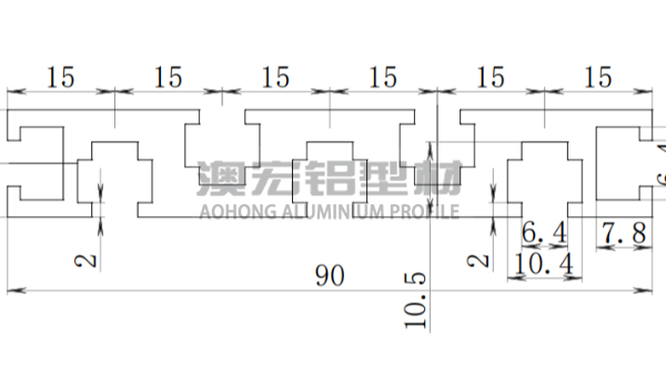 國標1590工業鋁型材