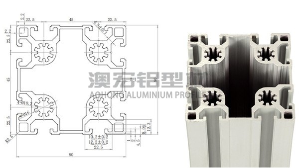 9090歐標工業鋁型材