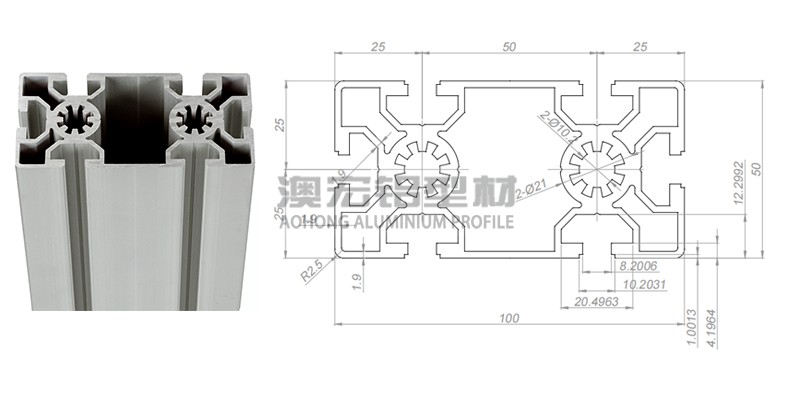 50100歐標工業(yè)鋁型材